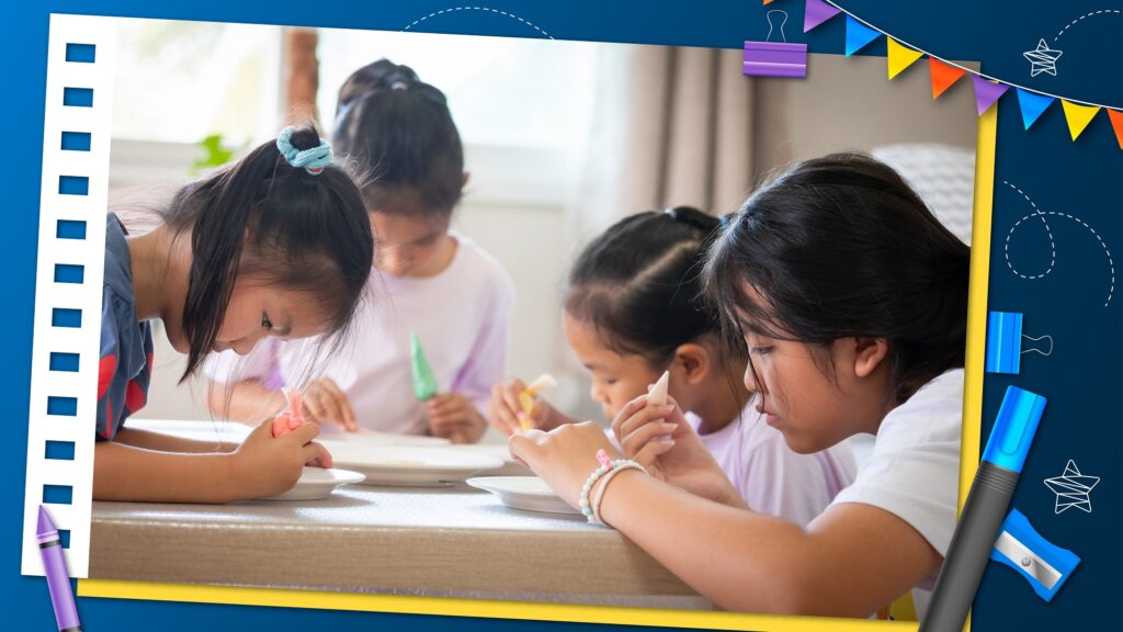 As a progressive school, how do we enhance student collaboration in the classroom?