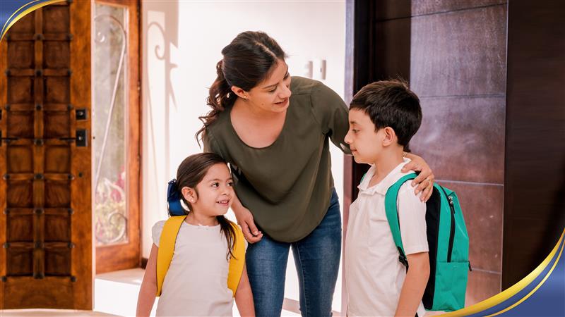 Parental support for school transition can be exciting