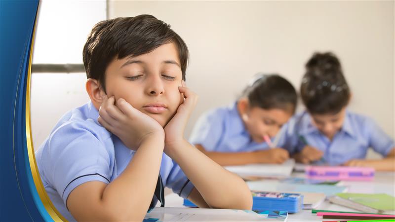 Effects of lack of sleep on children distract them from studies